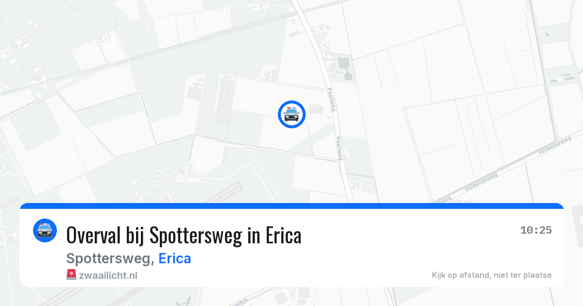 Overval bij Spottersweg in Erica — 25 jun 2026