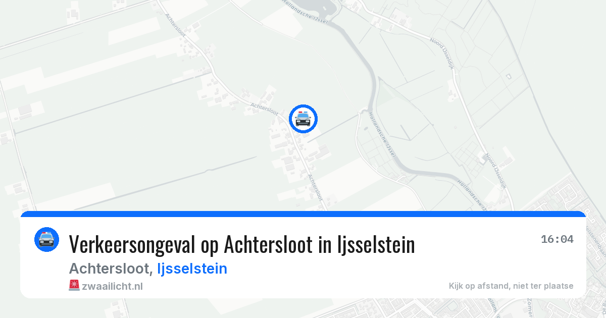 Verkeersongeval op Achtersloot in Ijsselstein — 29 mei 2026