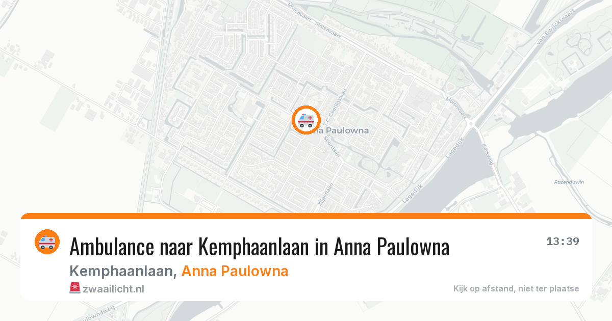 Ambulance naar Kemphaanlaan in Anna Paulowna — 31 jul 2026