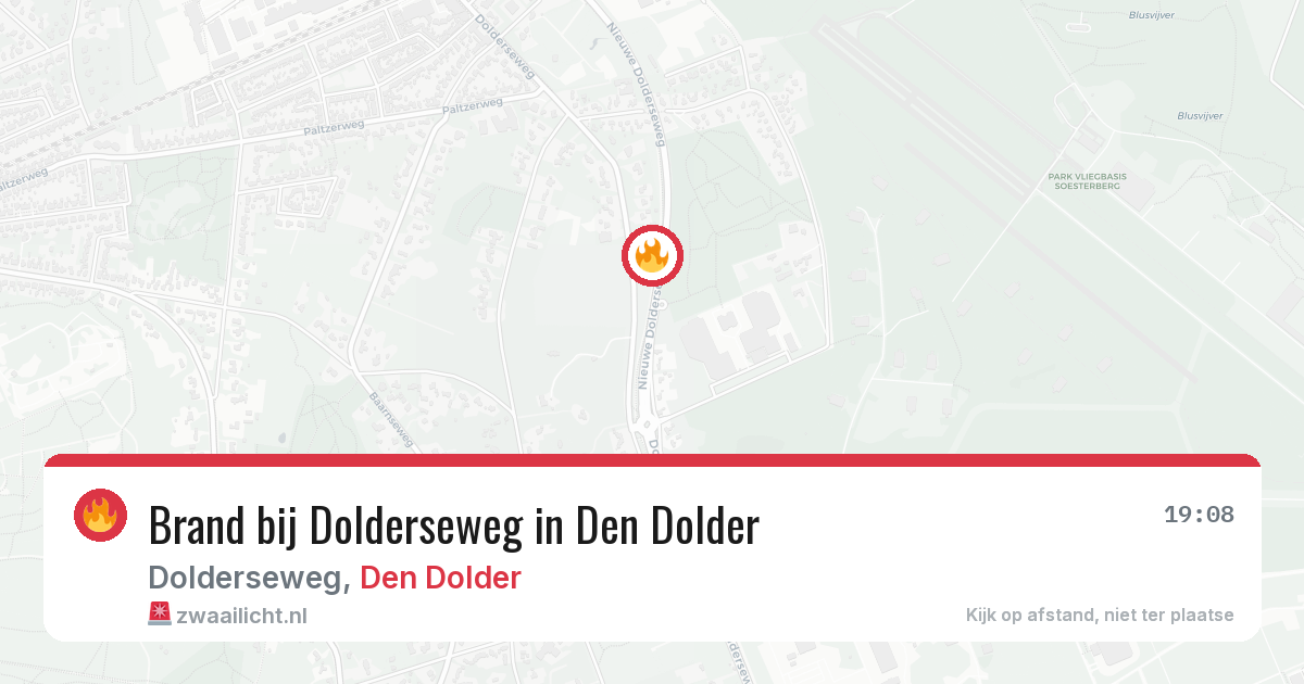 Brand bij Dolderseweg in Den Dolder — 1 apr 2026
