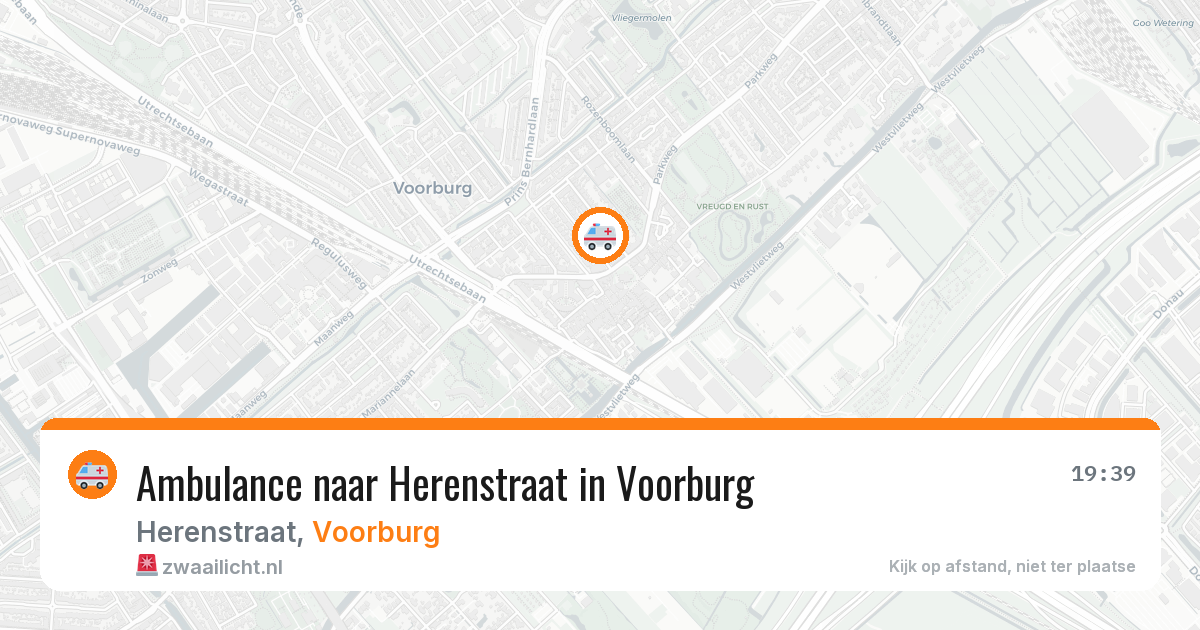 Ambulance naar Herenstraat in Voorburg — 7 jul 2026