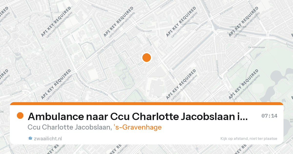 Ambulance naar Ccu Charlotte Jacobslaan in 's-Gravenhage — 7 feb 2026