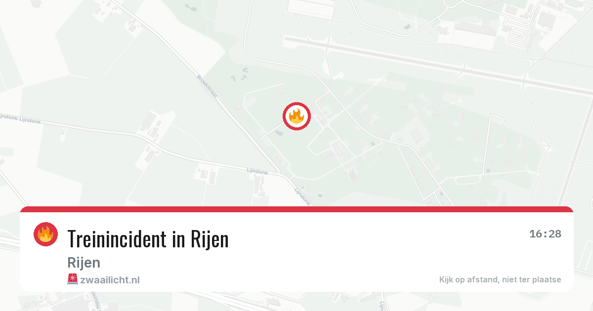 Treinincident in Rijen — 3 jun 2026