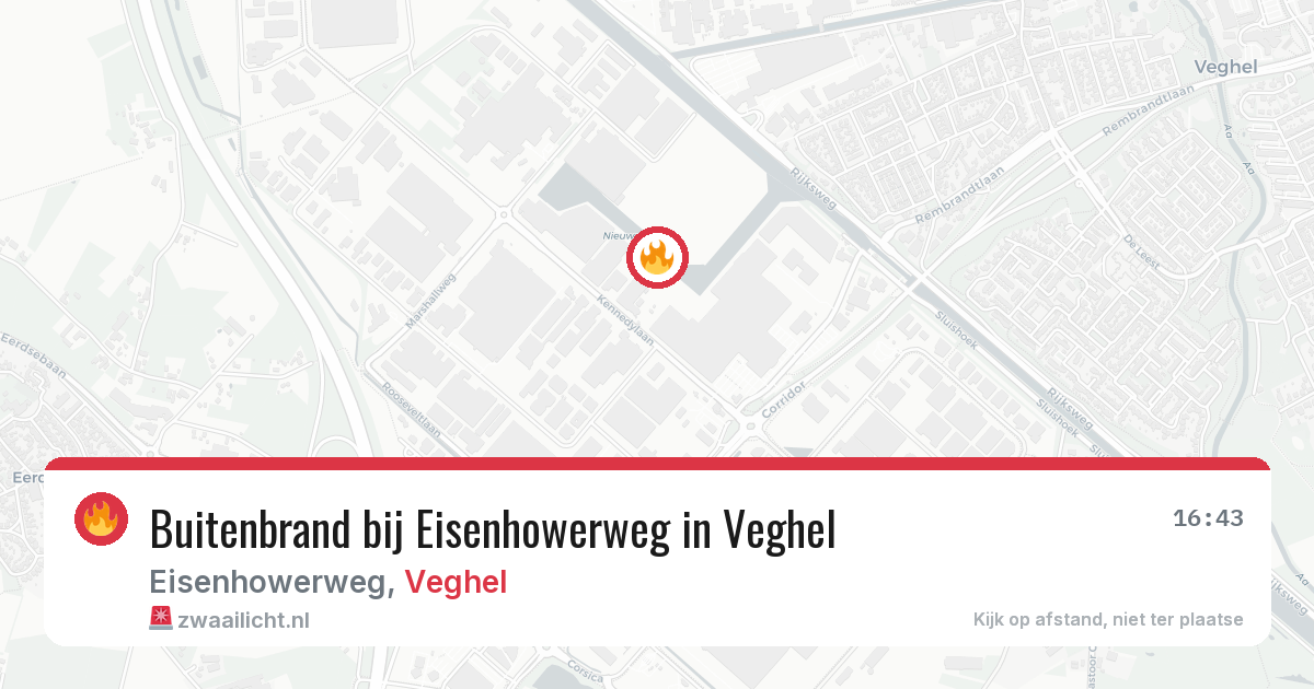 Buitenbrand bij Eisenhowerweg in Veghel — 5 aug 2026