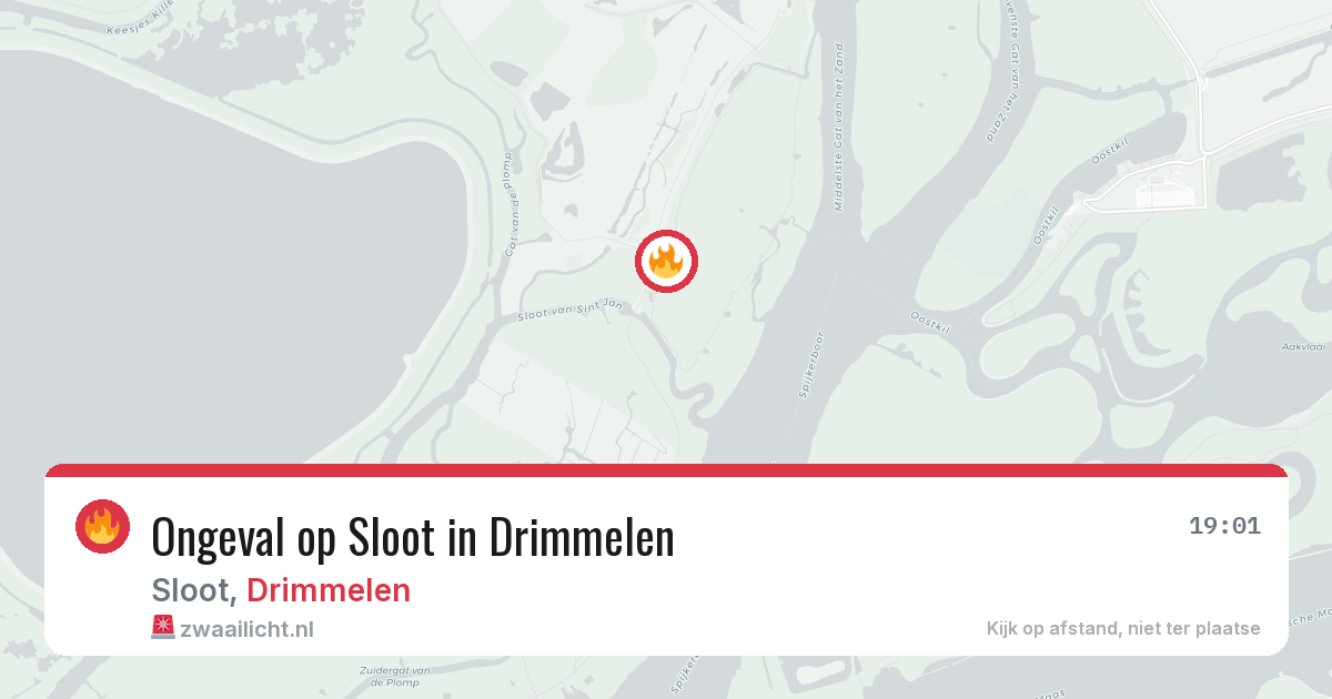 Ongeval op Sloot in Drimmelen — 12 jul 2026