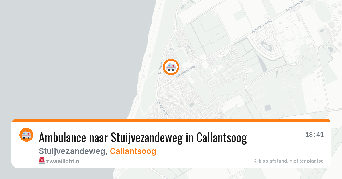 Ambulance naar Stuijvezandeweg in Callantsoog — 13 jun 2026