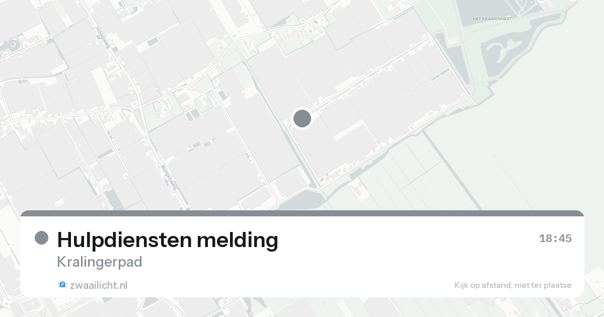 Hulpdiensten melding — 30 jan 2026