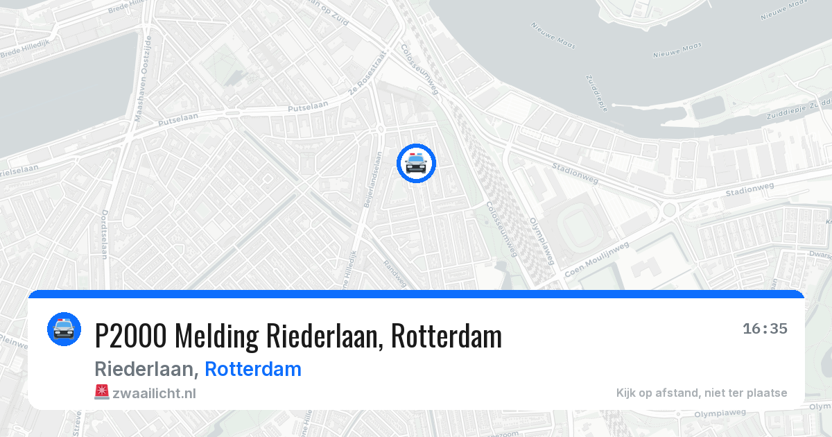 P2000 Melding Riederlaan, Rotterdam — 4 jun 2026