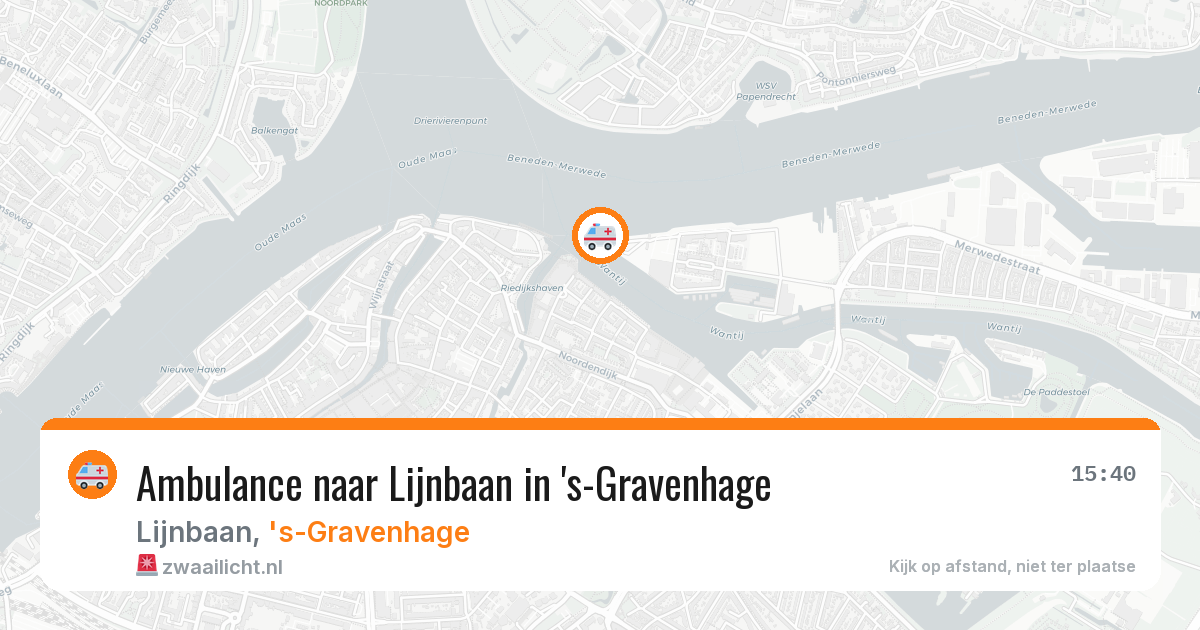Ambulance naar Lijnbaan in 's-Gravenhage — 29 jan 2026