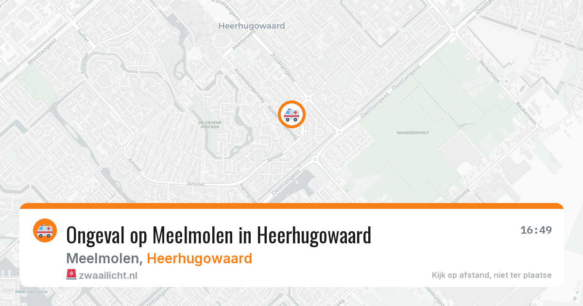 Ongeval op Meelmolen in Heerhugowaard — 2 mei 2026