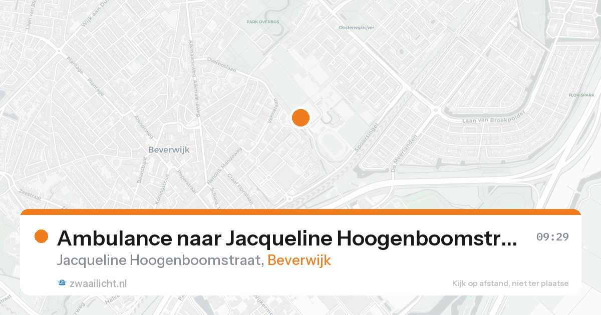 Ambulance naar Jacqueline Hoogenboomstraat in Beverwijk — 16 aug 2026