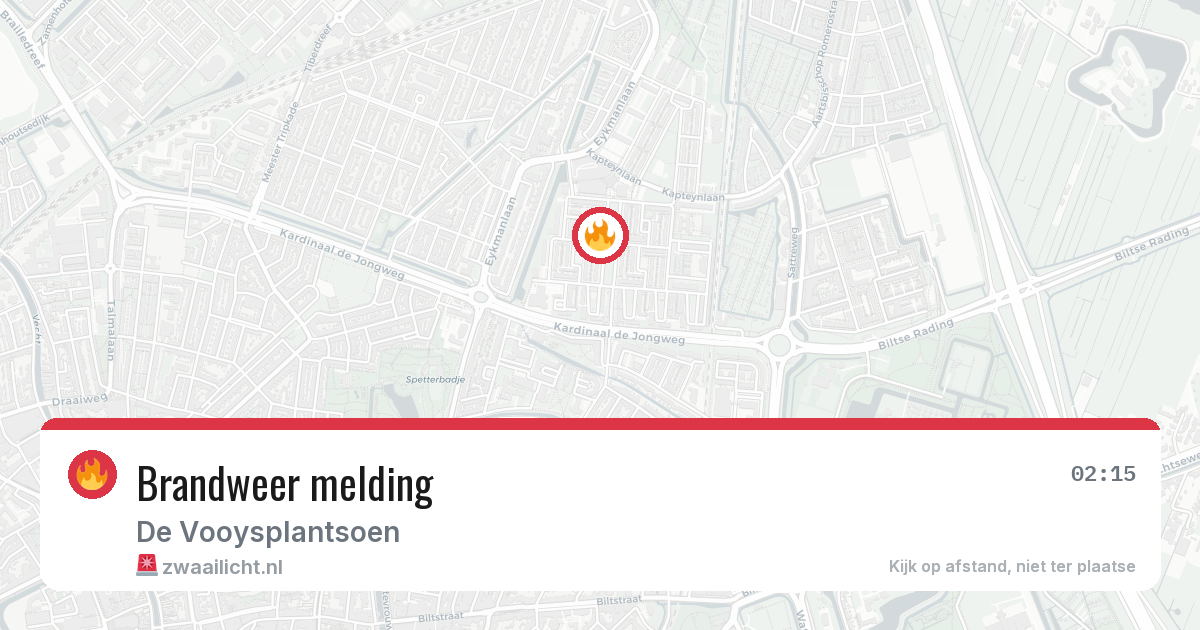 Brandweer melding — 2 jul 2026