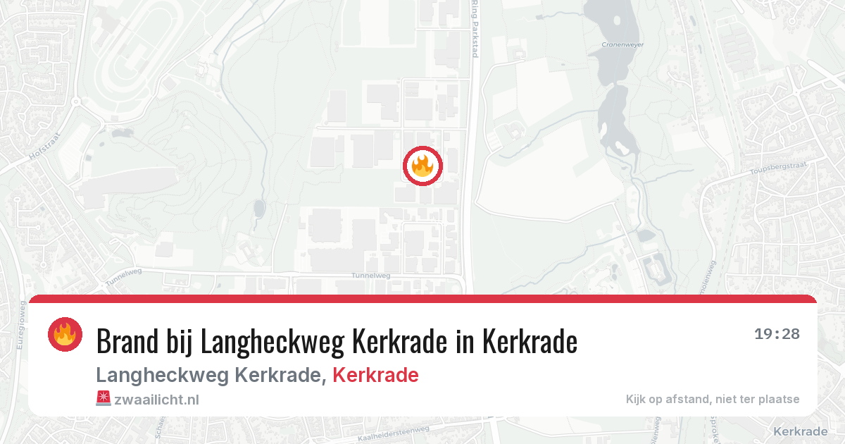 Brand bij Langheckweg Kerkrade in Kerkrade — 3 jul 2026