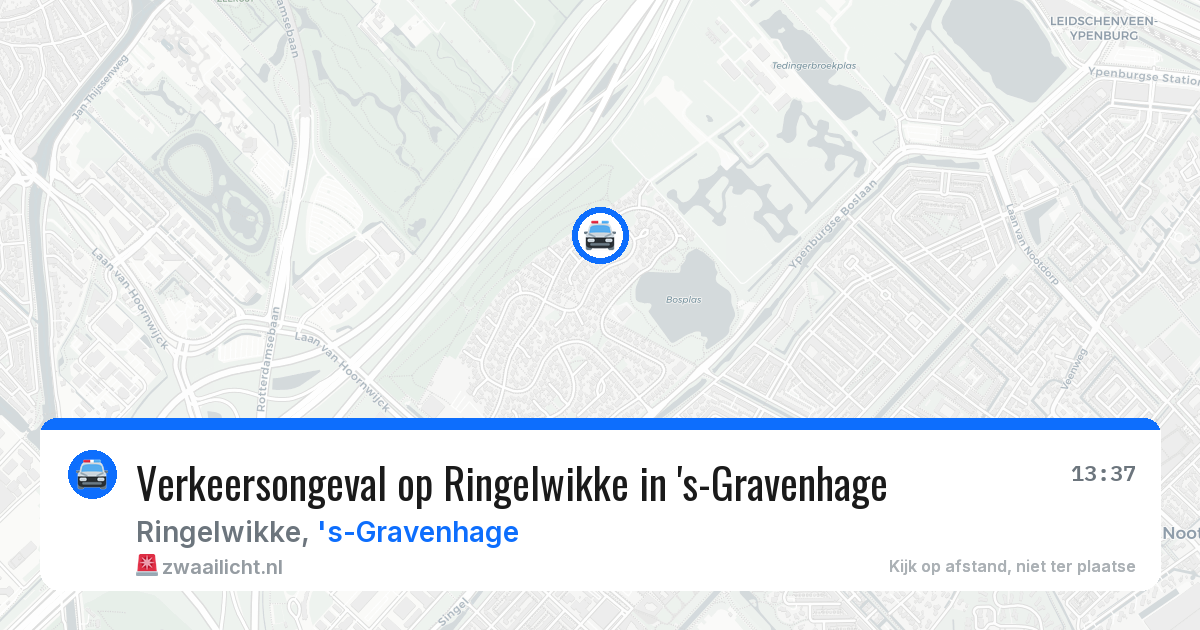 Verkeersongeval op Ringelwikke in 's-Gravenhage — 26 mei 2026