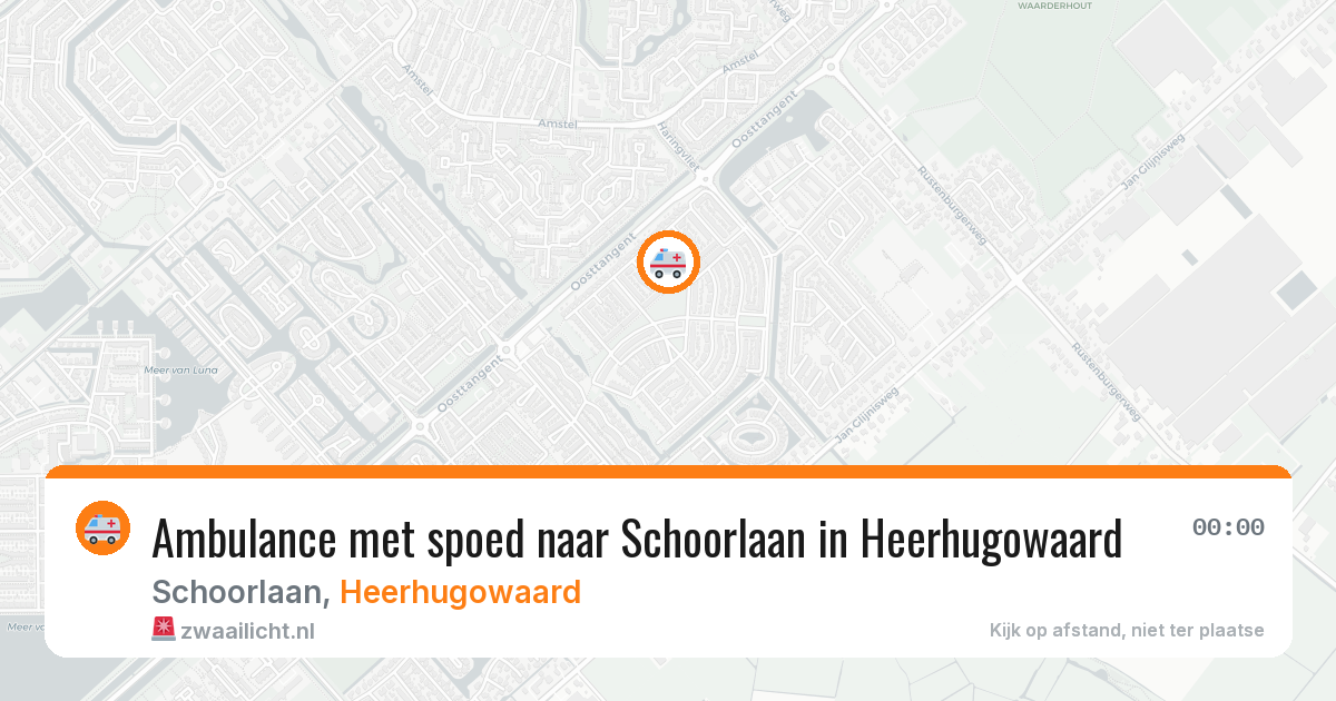 Ambulance met spoed naar Schoorlaan in Heerhugowaard — 29 jan 2026