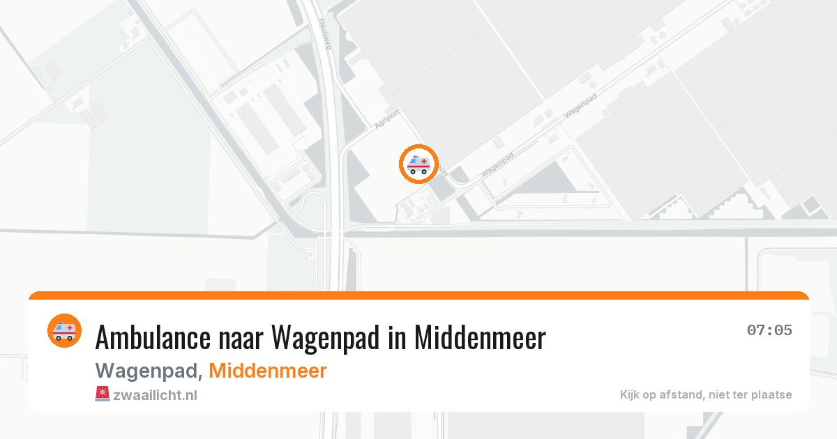 Ambulance naar Wagenpad in Middenmeer — 18 jun 2026