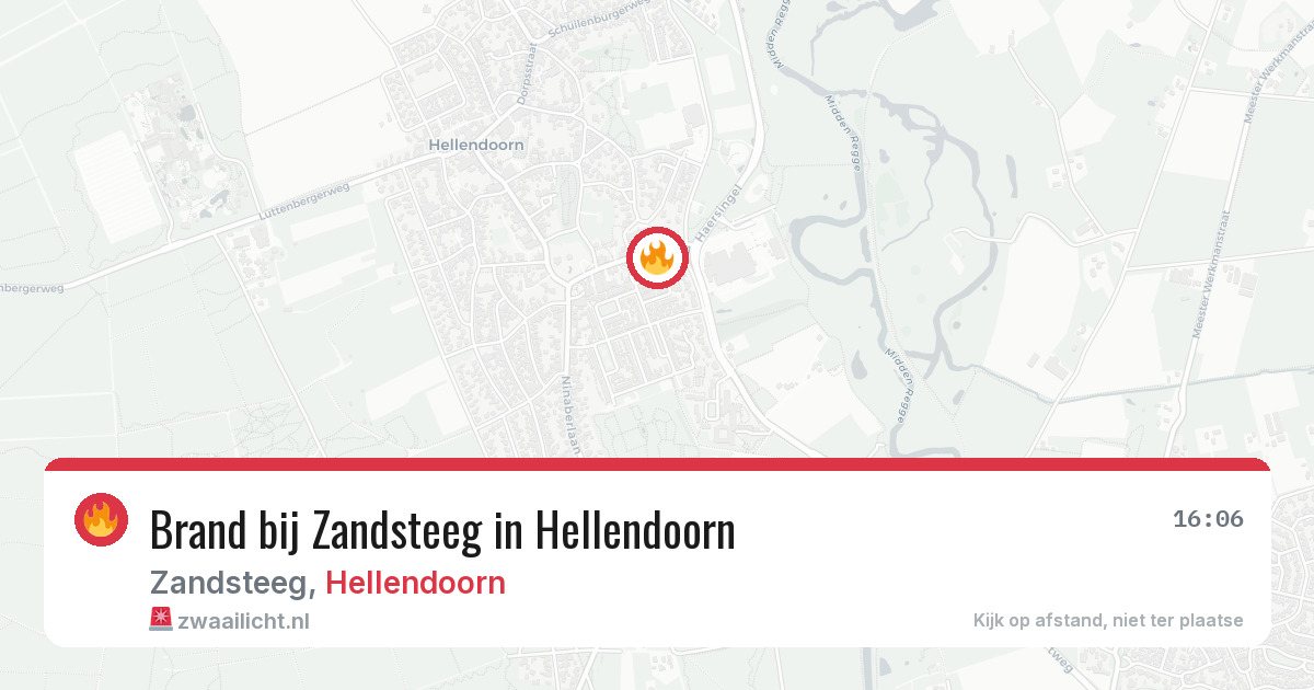 Brand bij Zandsteeg in Hellendoorn — 21 mei 2026