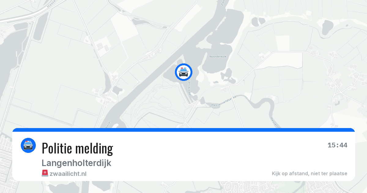 Politie melding — 21 jun 2026