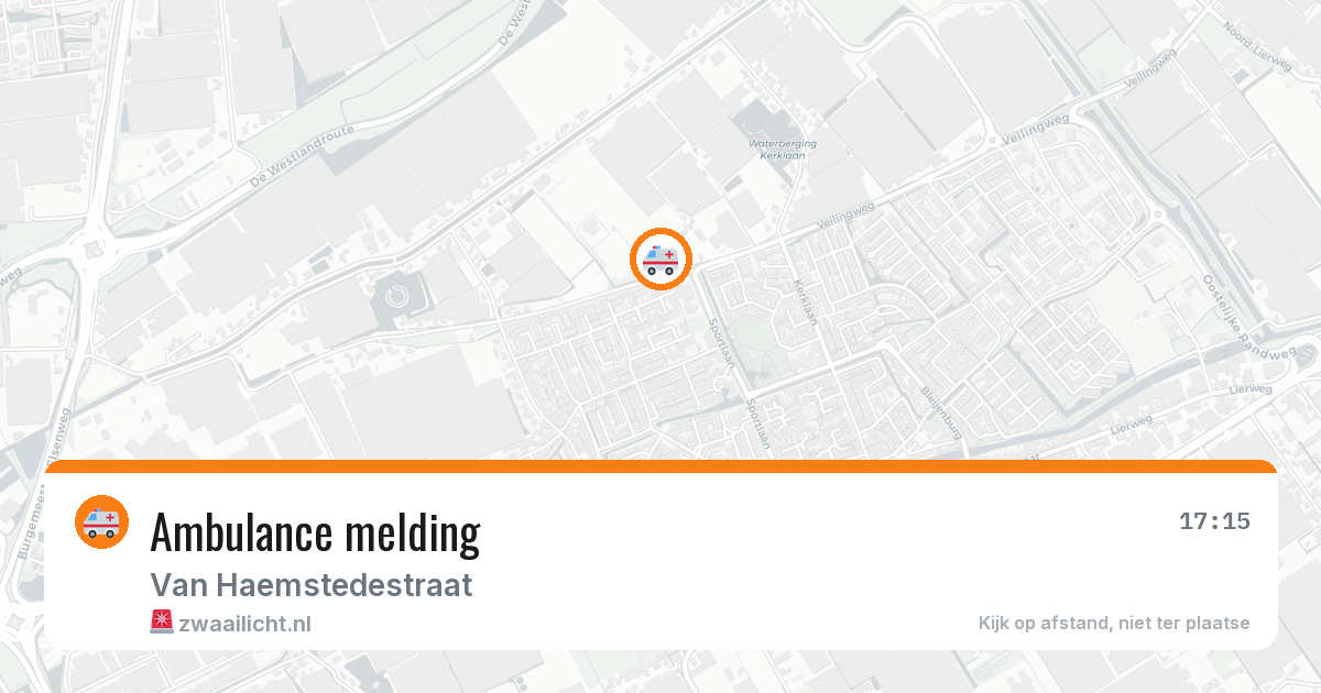 Ambulance melding — 1 jul 2026