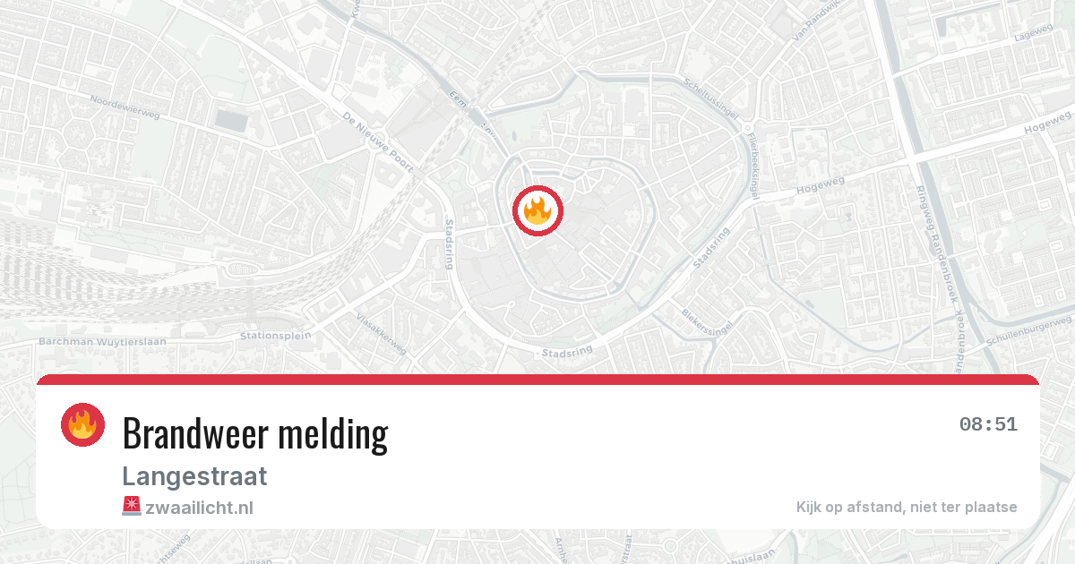 Brandweer melding — 10 feb 2026