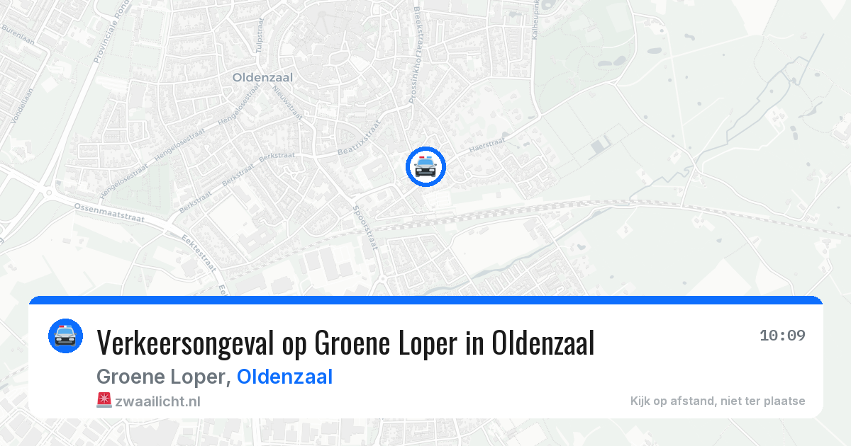Verkeersongeval op Groene Loper in Oldenzaal — 30 apr 2026