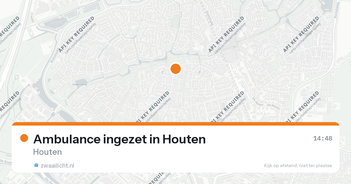 Ambulance ingezet in Houten — 8 apr 2026