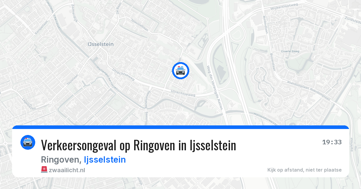 Verkeersongeval op Ringoven in Ijsselstein — 13 jul 2026