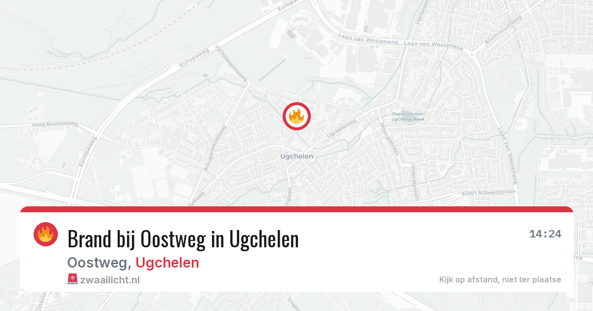 Brand bij Oostweg in Ugchelen — 22 mrt 2026
