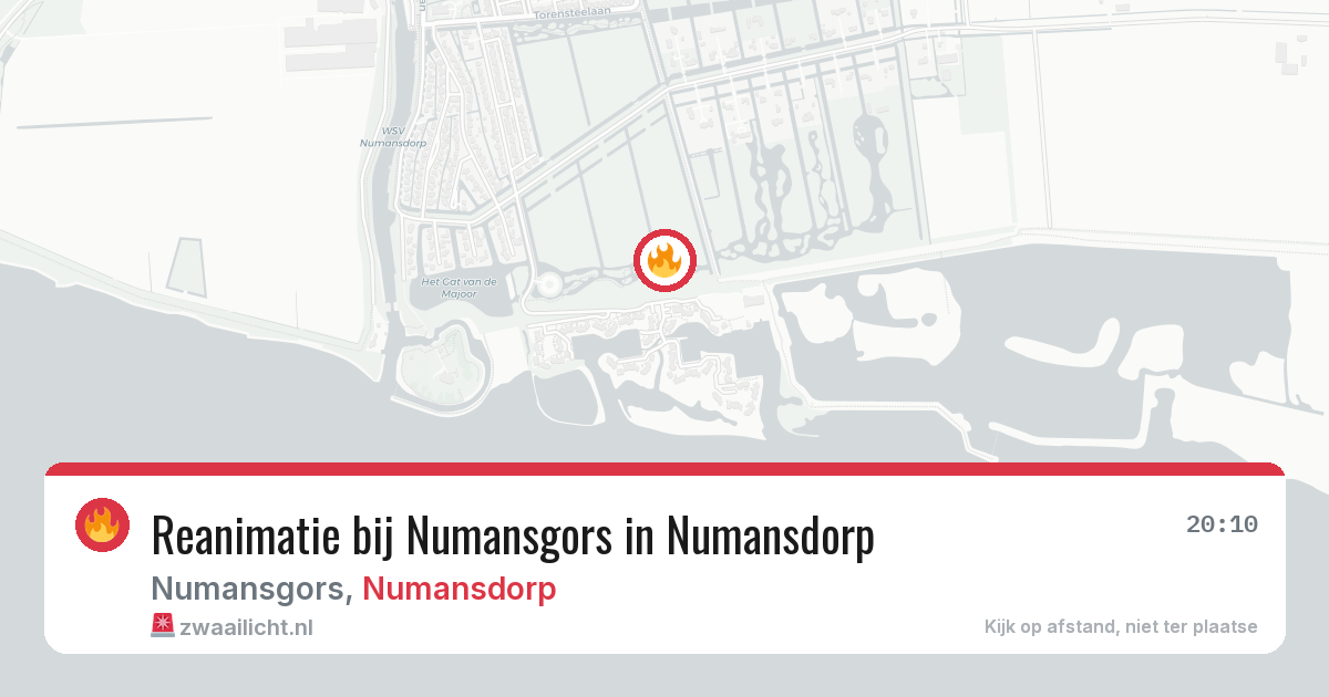 Reanimatie bij Numansgors in Numansdorp — 3 jun 2026