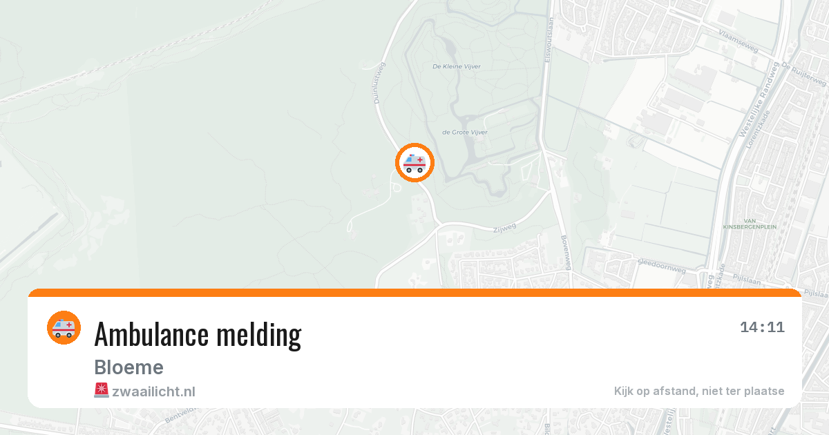 Ambulance melding — 8 jun 2026