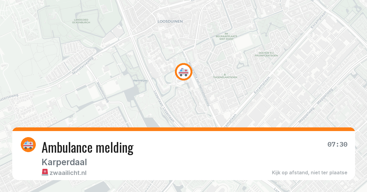 Ambulance melding — 28 jun 2026