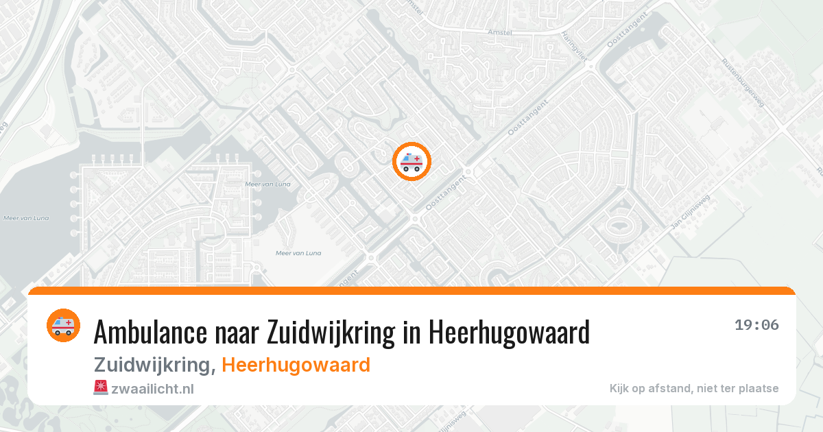 Ambulance naar Zuidwijkring in Heerhugowaard — 2 jun 2026