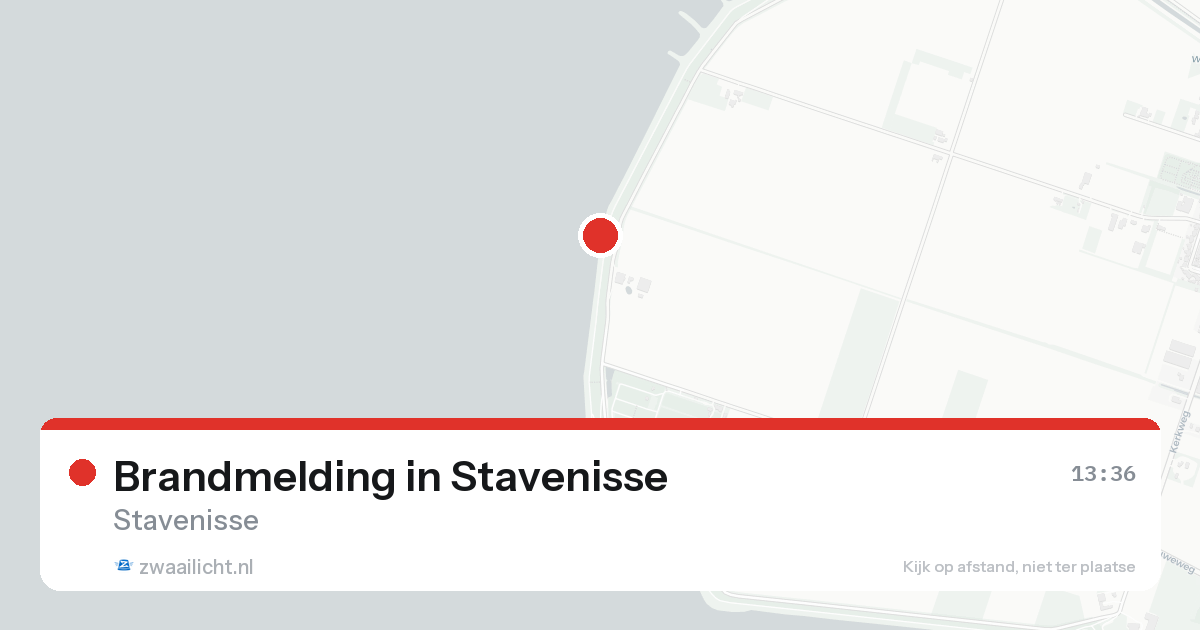 Brandmelding in Stavenisse — 18 aug 2026