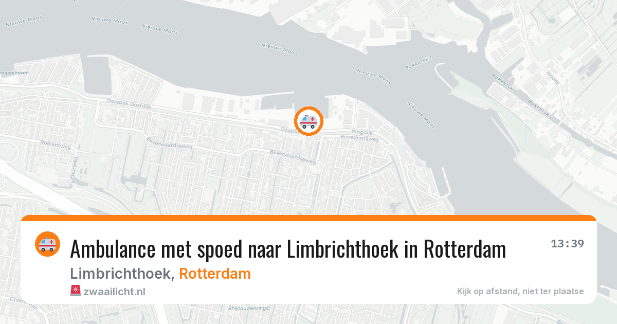 Ambulance met spoed naar Limbrichthoek in Rotterdam — 29 jun 2026