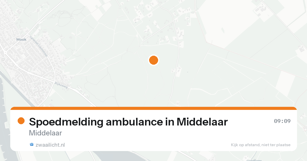 Spoedmelding ambulance in Middelaar — 31 jan 2026
