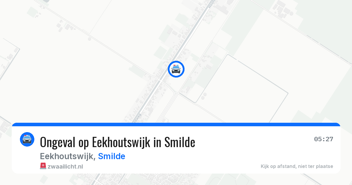 Ongeval op Eekhoutswijk in Smilde — 18 jan 2026