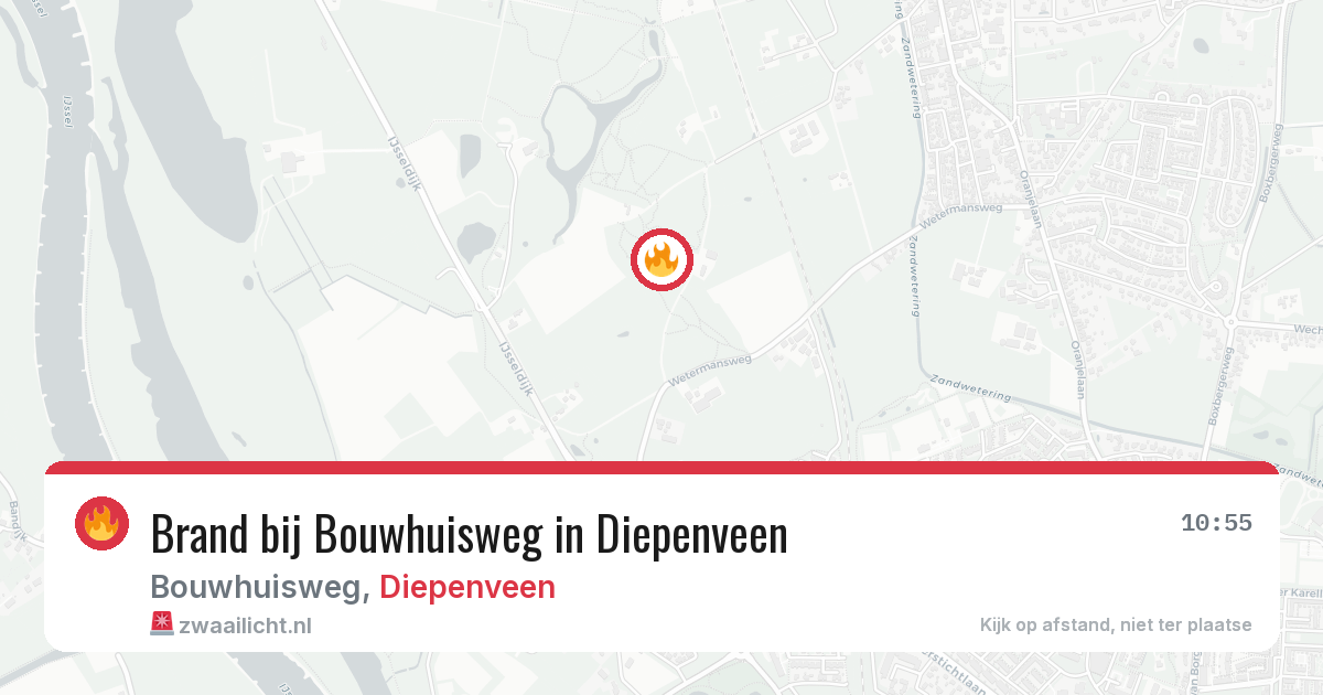 Brand bij Bouwhuisweg in Diepenveen — 21 jun 2026