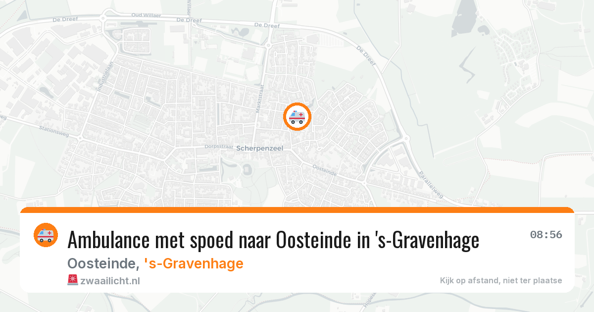 Ambulance met spoed naar Oosteinde in 's-Gravenhage — 3 apr 2026