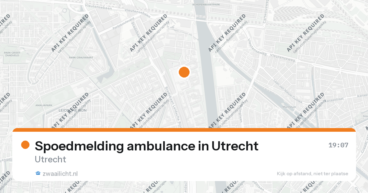 Spoedmelding ambulance in Utrecht — 26 aug 2026