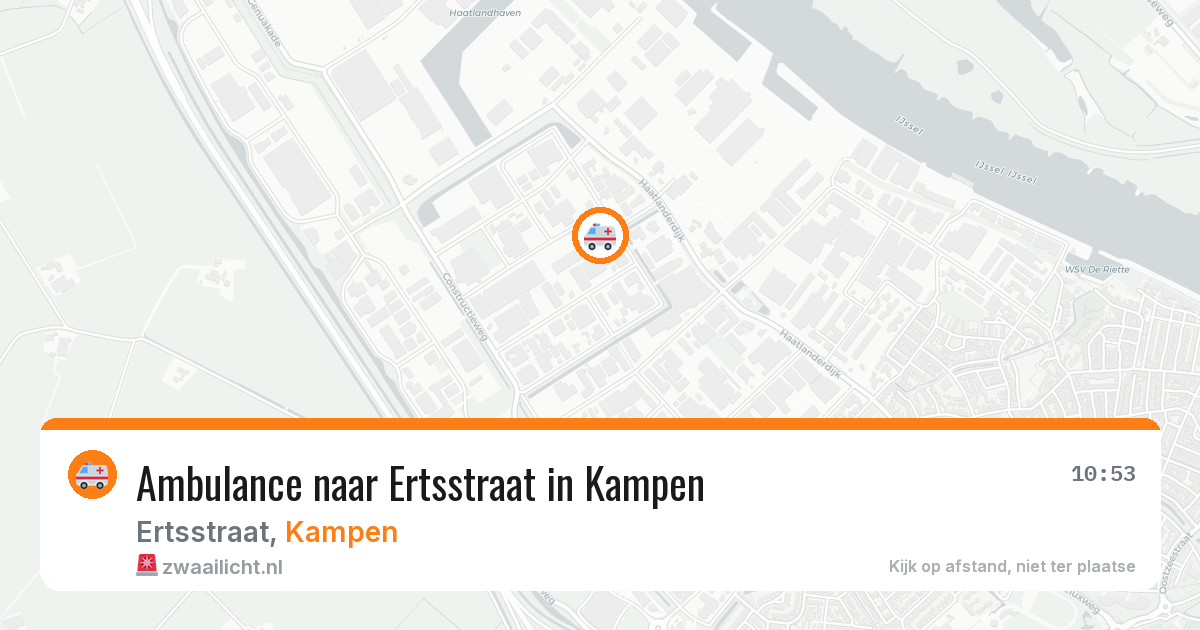 Ambulance naar Ertsstraat in Kampen — 29 jan 2026