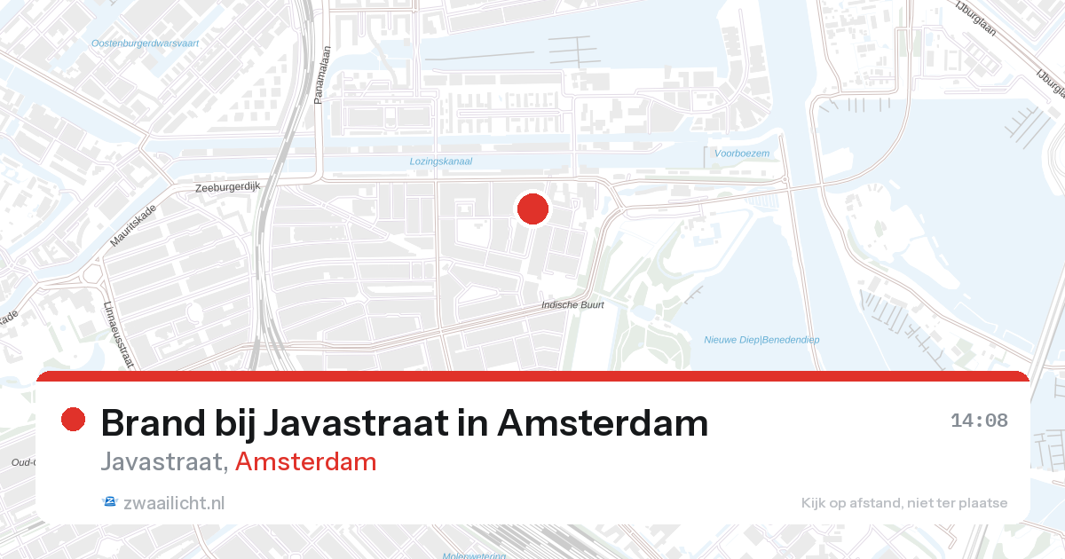 Brand bij Javastraat in Amsterdam — 24 jun 2026