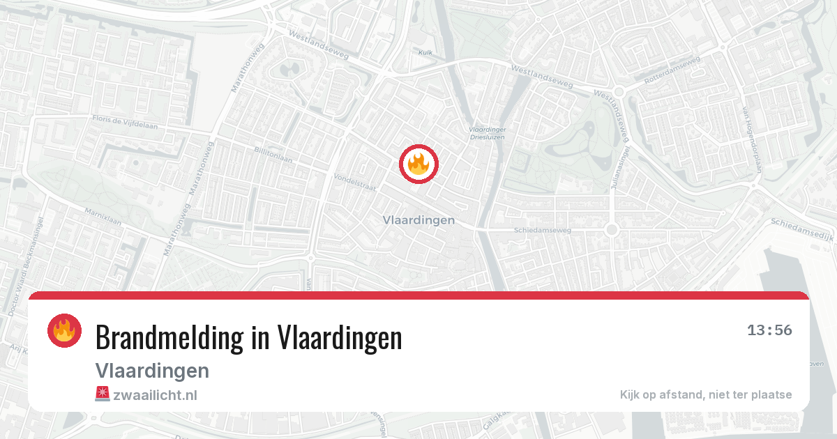 Brandmelding in Vlaardingen — 28 mrt 2026