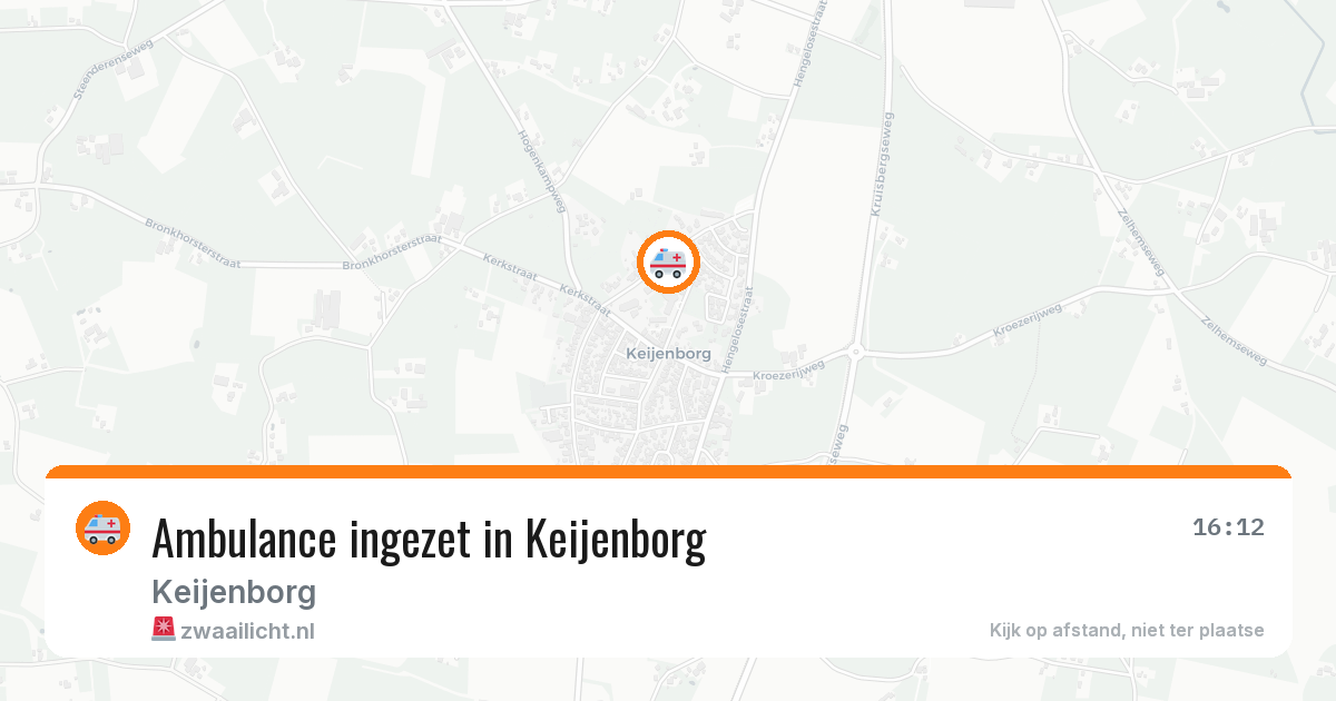 Ambulance ingezet in Keijenborg — 27 jun 2026