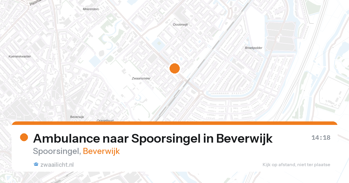 Ambulance naar Spoorsingel in Beverwijk — 10 jun 2026