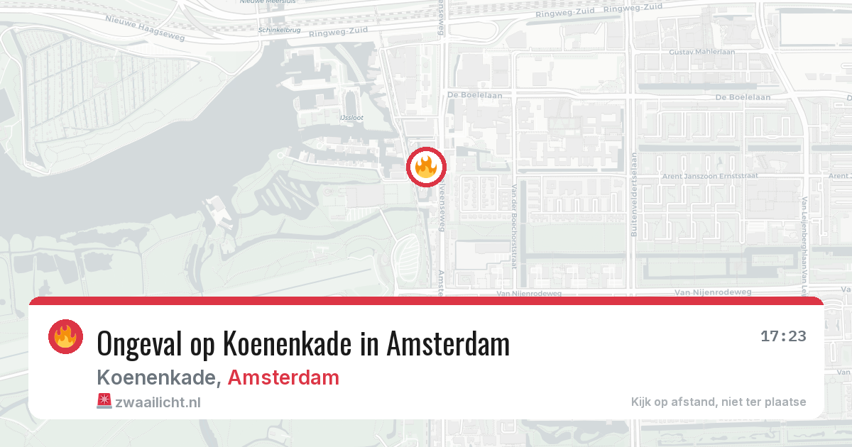 Ongeval op Koenenkade in Amsterdam — 2 jul 2026