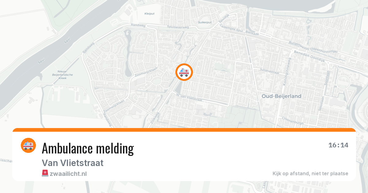 Ambulance melding — 12 mei 2026