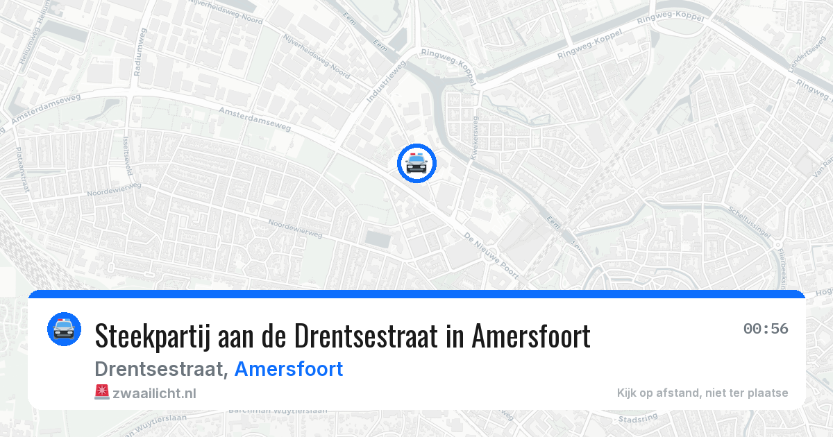 Steekpartij aan de Drentsestraat in Amersfoort — 29 jul 2026