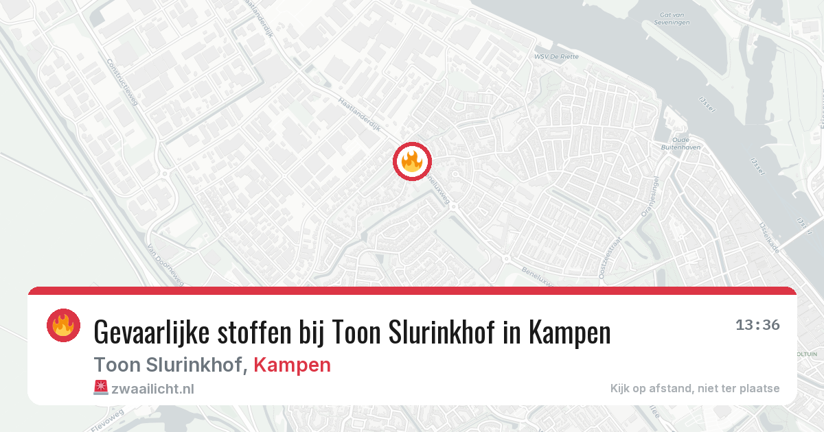 Gevaarlijke stoffen bij Toon Slurinkhof in Kampen — 15 jun 2026