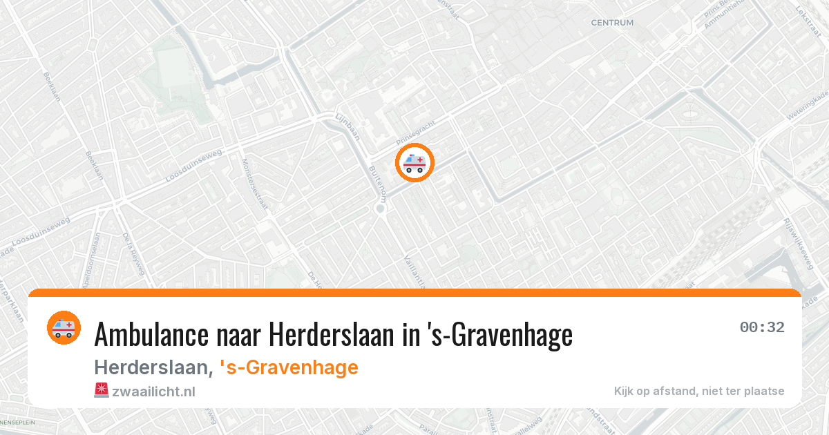 Ambulance naar Herderslaan in 's-Gravenhage — 13 jun 2026