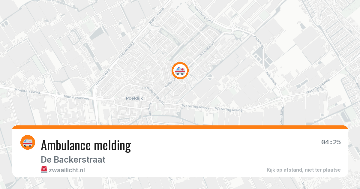 Ambulance melding — 30 jan 2026